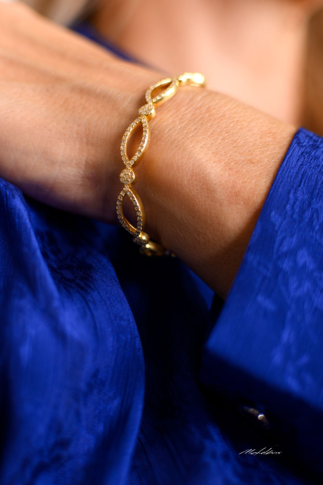 Bracelet Diamant "HELIX" - MTB - D6115 (8595138904407)