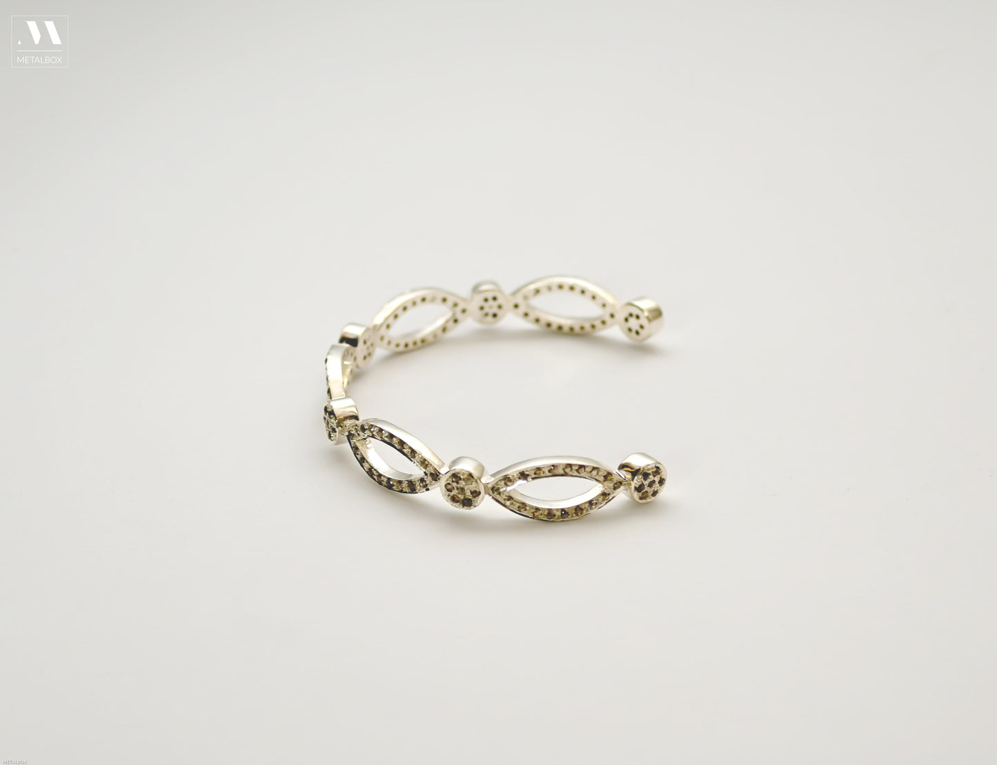 "DNA" Diamond Bracelet