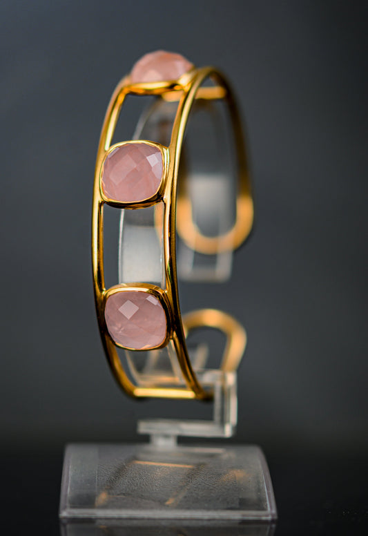 Bracelet - Jonc Ouvert plaqué Or