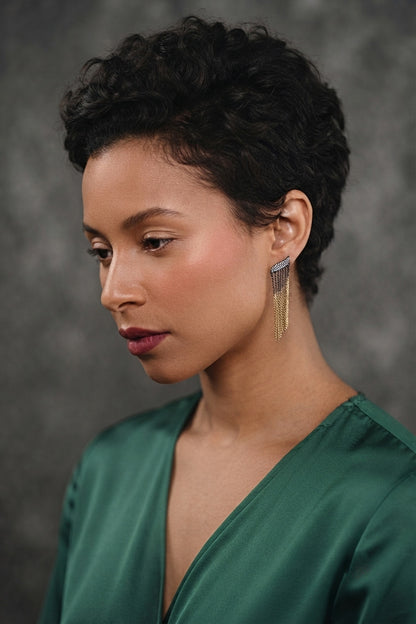 Boucle d'oreille Diamant "Prudence"