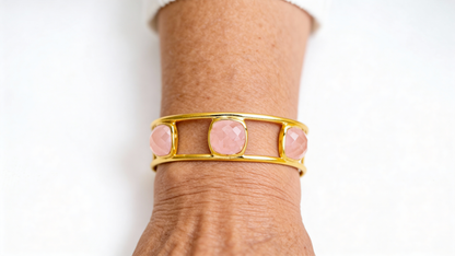 Bracelet - Jonc Ouvert plaqué Or