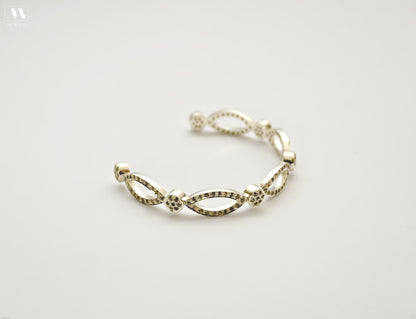 "DNA" Diamond Bracelet 
