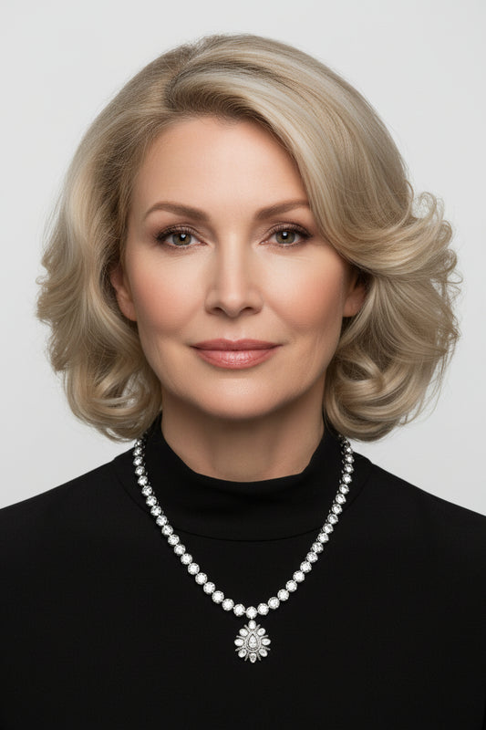 Collier Diamant "Brunhilda" -MTB-D7310 (7168874578008)