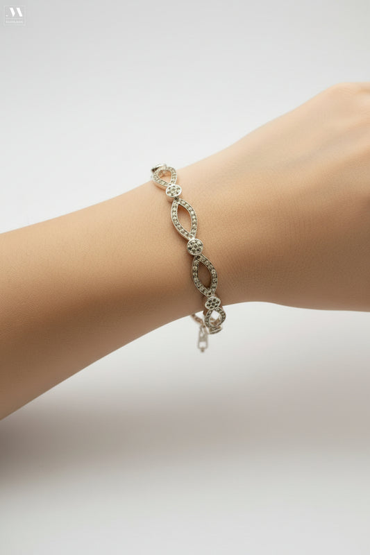 Bracelet Diamant "ADN" - MTB - D6217 (4769729249368)